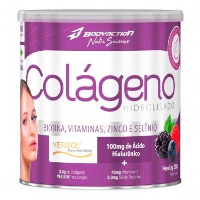 COLÁGENO HIDROLISADO VERISOL + VITAMINAS 200G BODY ACTION