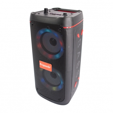 Caixa de som Speaker Ecopower EP-2321 - USB/SD/Aux - - 1000W - Preto