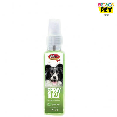 Spray Bucal para Cães e Gatos Colosso Pet Menta 120 ml