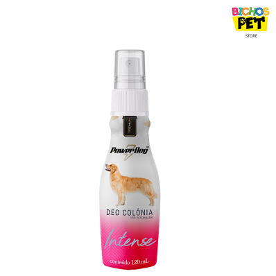 Deo Colônia para Cães e Gatos PowerDog Intense 120 ml