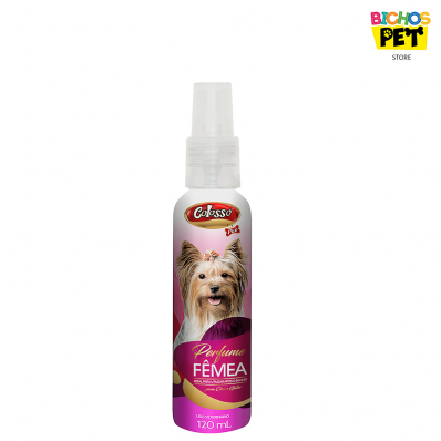 Perfume para Cães e Gatos Colosso Pet Fêmea 120 ml