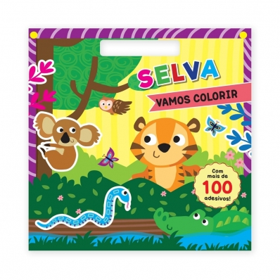 Unicórnio: Vamos colorir - Com mais de 100 adesivos