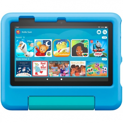Tablet Amazon Fire HD 7 Kids 12TH Gen 16GB/2GB Ram de 7" 2MP/2MP com Capinha Azul