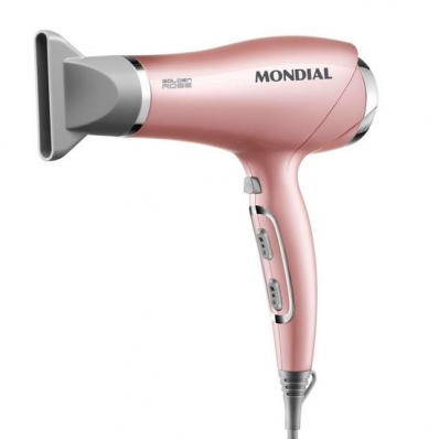 Secador de Cabelo Mondial Golden Rose SC-32 - 2000W - 220V - Rose
