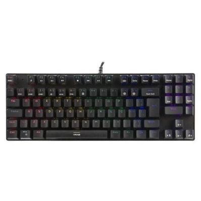 Teclado Mecanico Quanta Krab Hell KBMGK30 - com Fio - Portugues - RGB - Preto