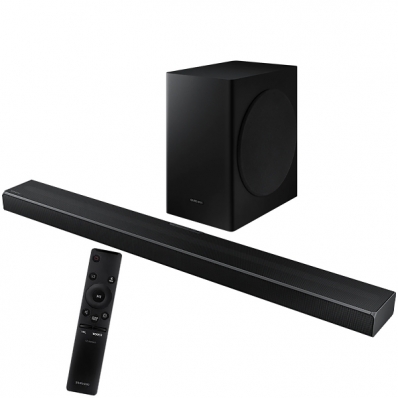 Soundbar Samsung HW-Q60T 360 Watts com Bluetooth s/Pdif e USB Bivolt - Preto