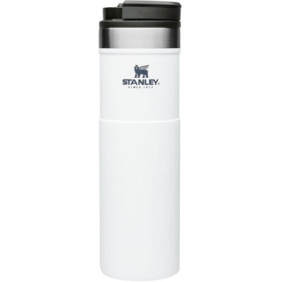 Garrafa Termica Stanley Classic The Neverleak Travel Mug 09850-008 - 591ML - Branco