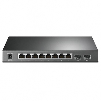 Hub Switch TP-Link T1500G-10PS / 8 Portas - Cinza (TLSG2210P)