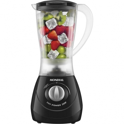 Liquidificador Mondial Easy Power L-550B 550 W 220V - Preto 1.5L