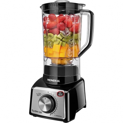 Liquidificador Mondial Turbo L-1000 Bi 1000 W 220V - Preto 3L