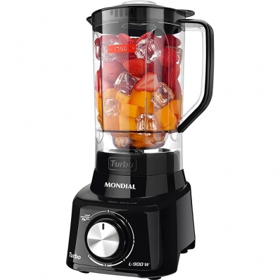 Liquidificador Mondial Turbo L-900FB 900 W 220V - Preto 2.7L