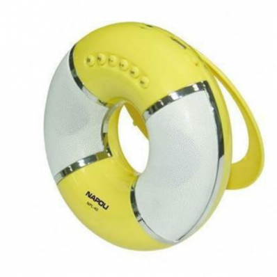 Mini Speaker Napoli NPL-40 USB/SD/FM Amarelo