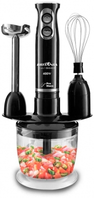 Mixer Britania BMX400P Inox 3 In 1 400W 220V/60HZ - Preto