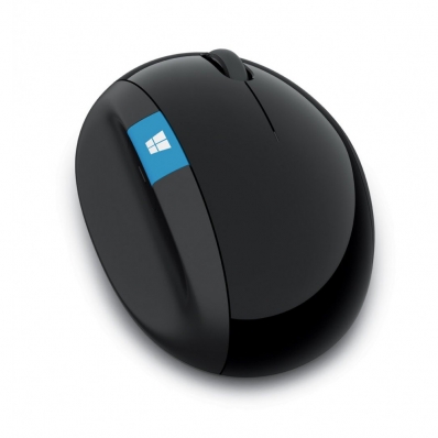 Mouse Microsoft Sculpt Ergonomico Wireless Preto - L6V-00001