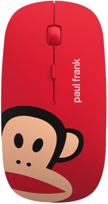 Mouse Sem Fio Wiwu Paul Frank WM102 1600DPI - Vermelho
