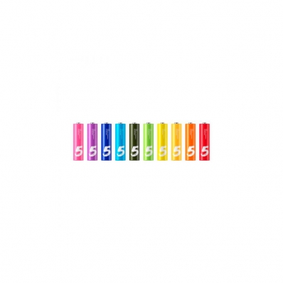 Pilha AA Xiaomi Rainbow Batteries Caixa com 10 Pecas - 35797-BHR5393GL-LR6