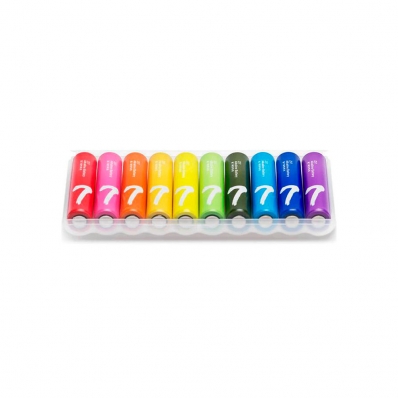 Pilha AAA Xiaomi Rainbow Batteries Caixa com 10 Pecas - 35798-BHR5394GL-LR03