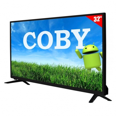 TV Coby 32" LED Smart FHD/USB/Android Bivolt