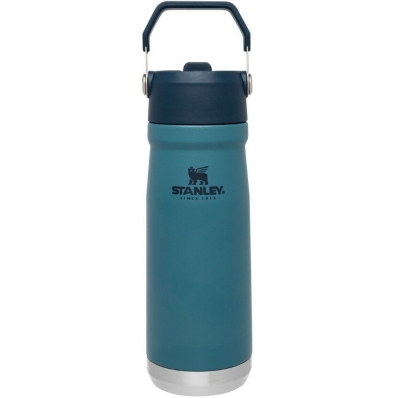 Garrafa Termica Stanley Flip Straw Bottle - Azul 650ML