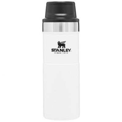Garrafa Termica Stanley The Trigger-Action Travel Mug 10454 - 470ML - Branco