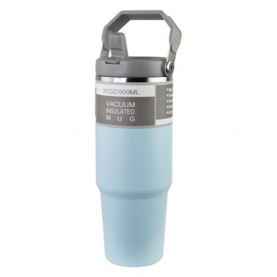 Garrafa Termica Vacuum Classic 20119 - 900ML - com Bico - Azul
