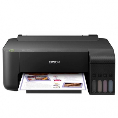 Impressora Jato de Tinta Epson Ecotank L1210 - Multifuncional - USB - Bivolt - Preto
