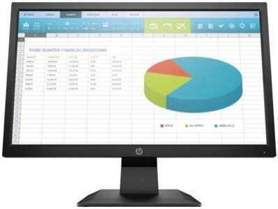 Monitor 20 HP P204V LED HDMI/ VGA/ 5MS/ Preto/ Bivolt