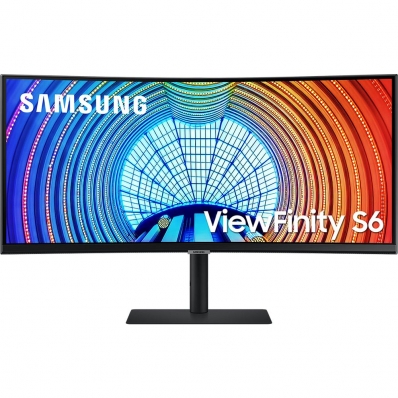 Monitor Gamer Curvo Samsung Viewfinity S6 LS34A650UXLXZX 34" WQHD HDR10 100 HZ