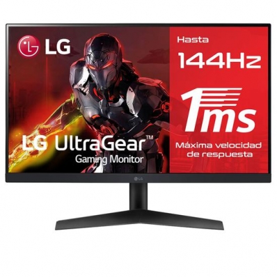 Monitor Gamer LG 24GN60R-B - Full HD 144HZ - HDMI/Displayport - 24"