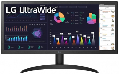 Monitor LG 26.0" 26WQ500-B Ips HDR Ultrawide Full HD 75HZ/5MS 2X HDMI