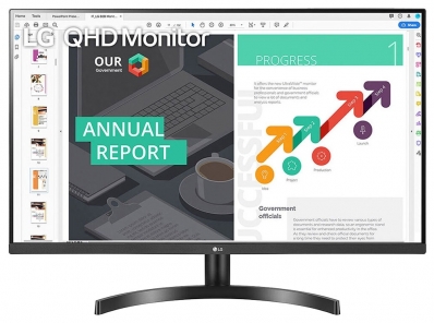 Monitor LG 31.5" 32QN600-B 75HZ Quad HD Ips HDR HDMI/DP