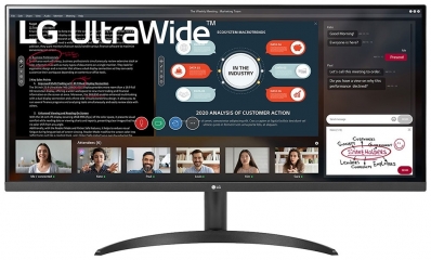 Monitor LG 34.0" 34WP500-B Ips Ultrawide FHD 75HZ/5MS 2X HDMI Bivolt