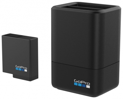 Kit Carregador Dual e Bateria para Gopro Hero 6/5 Black AADBD-001