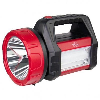 Lanterna Ecopower EP-2621 - 5W + 10W - Recarregavel - 2000MAH - Preto e Vermelho