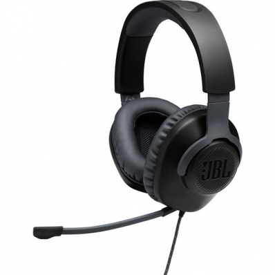 Headset JBL Quantum 100 - com Fio - Driver 40MM - Preto