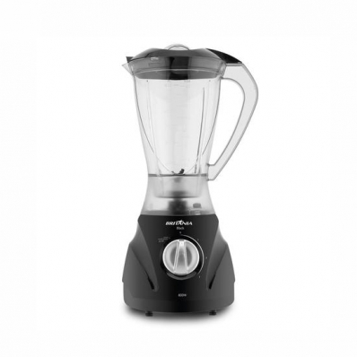 Liquidificador Britania Black - 600W - 1.5L - 220V - Preto
