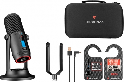 Kit Microfone Thronmax Mdrill One M2 - Preto