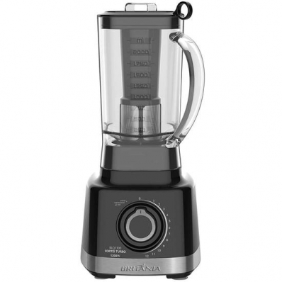 Liquidificador Britania BLQ1300 Fortis Turbo - 1200W - 3L - 220V - Preto