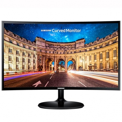 Monitor Curvo de 24" Samsung Full HD D-Sub/HDMI Bivolt - LC24F390FHL