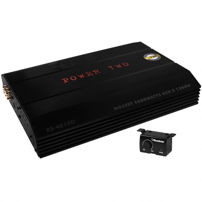 Modulo Automotivo Roadstar RS-4810D de 4.800 Watts 4 Canais - Preto