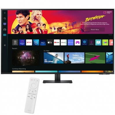 Monitor Samsung Smart S43BM700UL de 43" 4K 21:9 60HZ 4 MS GTG com Wi-Fi/HDMI