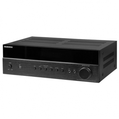Receiver Daewoo DE-AVR-1849 - HDMI/USB/Mic - - 5.2 Canais - Preto e Cinza