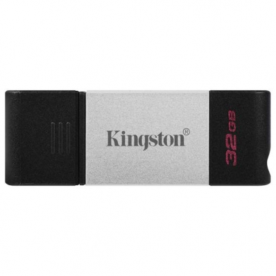 Pen Drive Kingston Datatraveler 80 DT80 - 32GB - 200MB/s - Prata