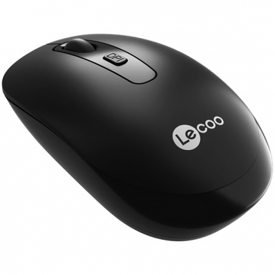 Mouse Sem Fio Lecoo WS205 Ate 1.300 Dpi - Preto