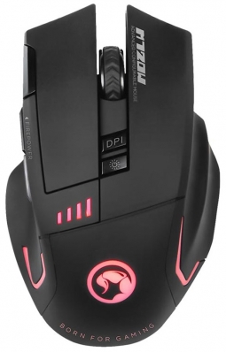 Mouse Gaming Marvo Scorpion M720W - Preto (Sem Fio)