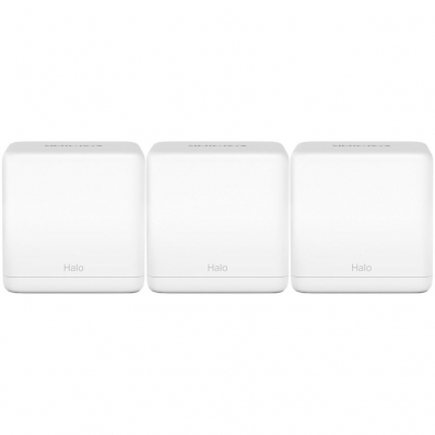 Sistema Wi-Fi Mesh Mercusys Halo H30G AC1300 - 3 Unidades
