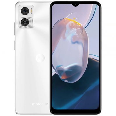 Smartphone Motorola Moto E22 XT2239-9 Dual Sim de 128GB/4GB Ram de 6.5" 16+2MP/5MP - Branco