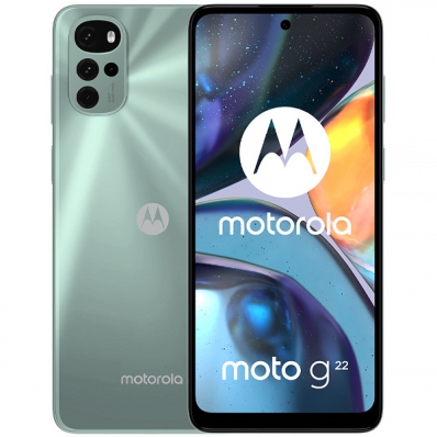 Smartphone Motorola Moto G22 XT2231-2 Dual Sim de 64GB/4GB Ram de 6.5" 50+8+2+2MP/16MP - Mint Green