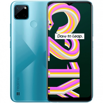 Smartphone Realme C21-Y RMX3263 Dual Sim de 64GB/4GB Ram de 6.5" 13+2+2MP/5MP - Cross Blue