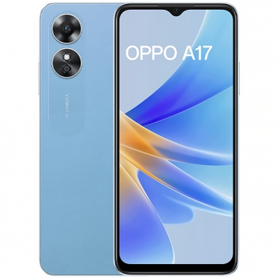 Smartphone Oppo A17 CPH2477 Dual Sim de 64GB/4GB Ram de 6.56" 50+2MP/5MP - Azul
